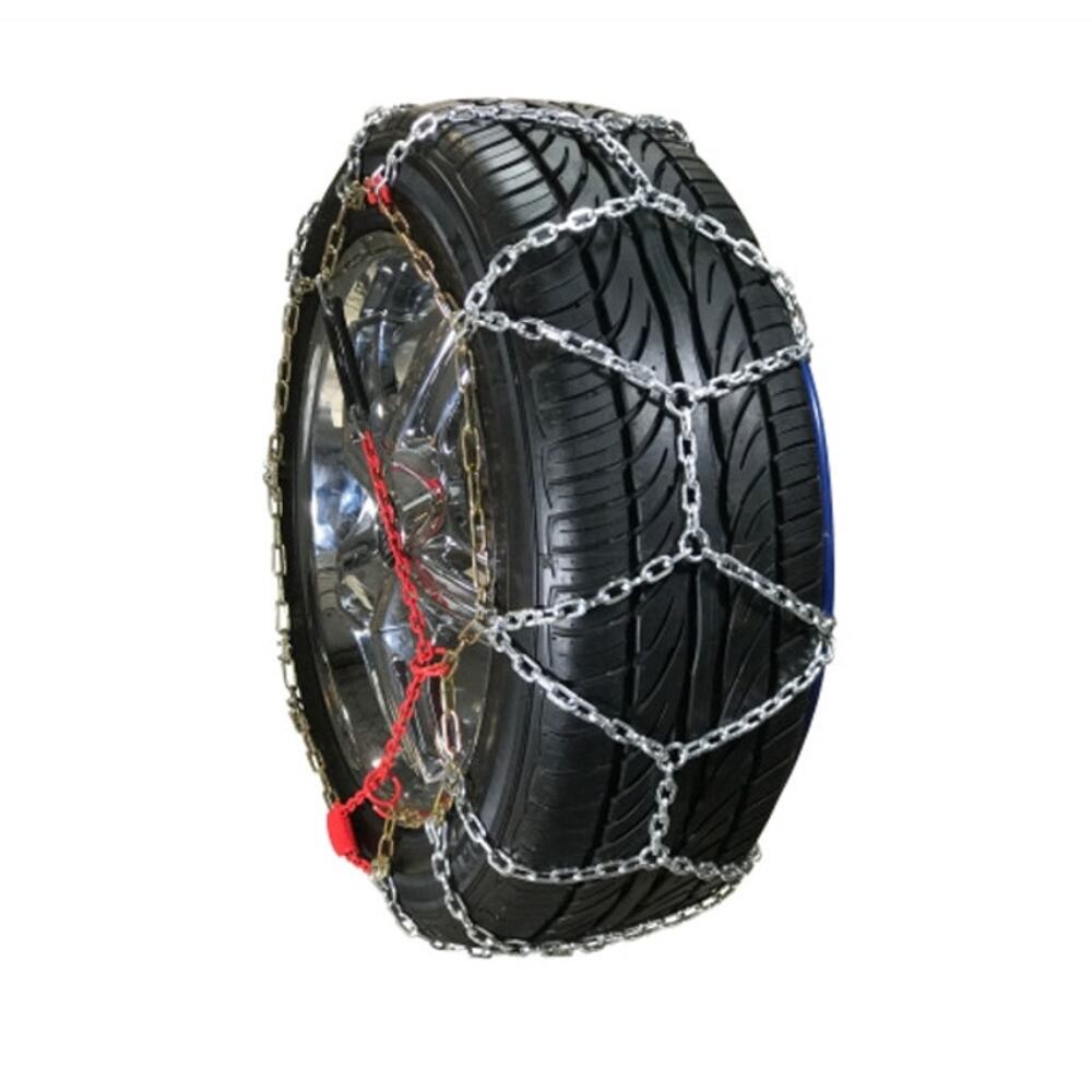Alpine Premier Passenger Vehicle Car Tire Chain Kit Diamond Pattern Cross Chain